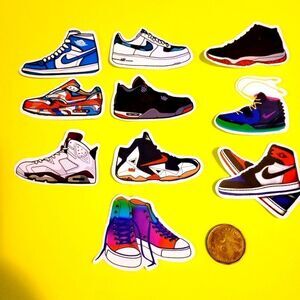 3/$20 brand new 10pcs waterproof funny stickers